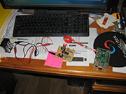 Electronics desk